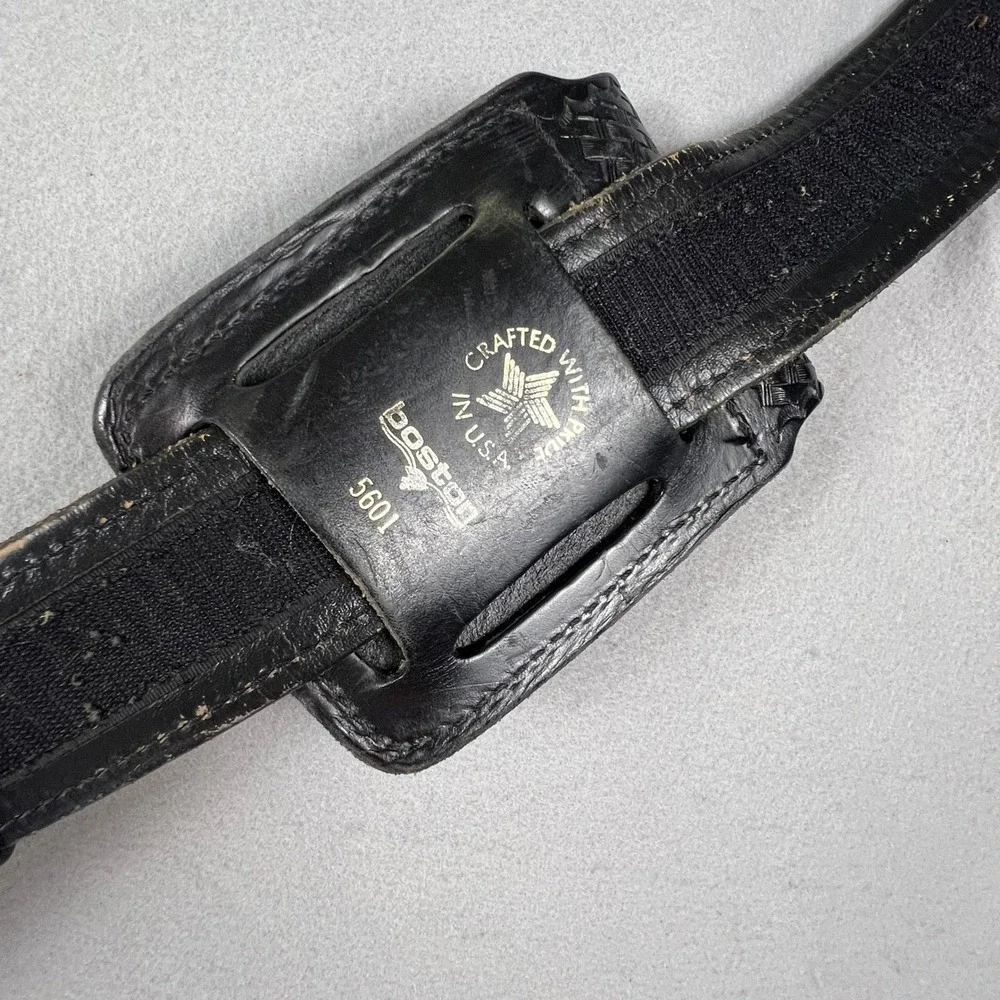 Safariland Duty Belt Rig Mens Basketweave Leather Tactical Police Gear Security